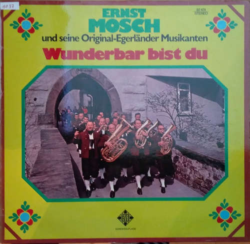 Cover Ernst Mosch Und Seine Original Egerländer Musikanten - Wunderbar Bis Du (LP) Schallplatten Ankauf