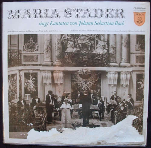 Cover Maria Stader - Singt Kantaten Von Johann Sebastian Bach (LP) Schallplatten Ankauf