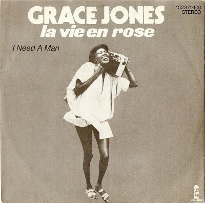 Cover Grace Jones - La Vie En Rose (7, Single, RE) Schallplatten Ankauf