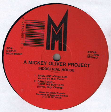 Cover Various - Industrial House - A Mickey Oliver Project (12, EP) Schallplatten Ankauf