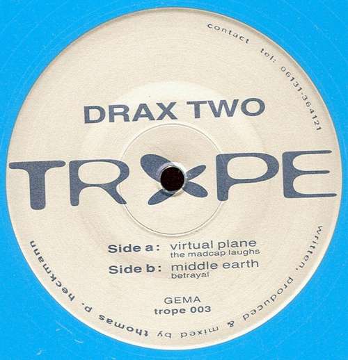Cover Drax - Drax Two (12, Blu) Schallplatten Ankauf