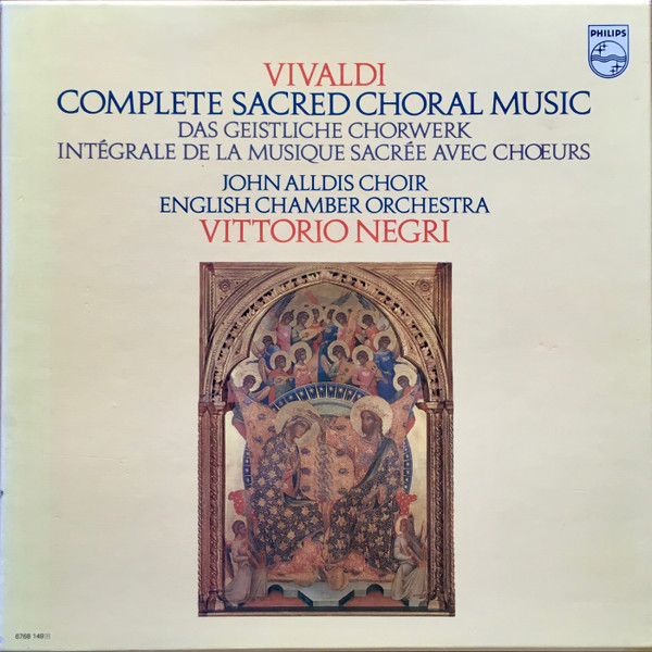 Cover Vivaldi* - John Alldis Choir / English Chamber Orchestra, Vittorio Negri - Complete Sacred Choral Music (7xLP + Box) Schallplatten Ankauf