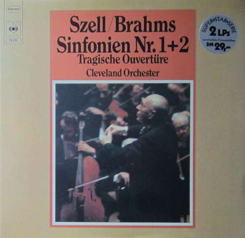 Cover Johannes Brahms - Szell*, The Cleveland Orchestra - Sinfonien Nr. 1 + 2 (2xLP, Album, Gat) Schallplatten Ankauf