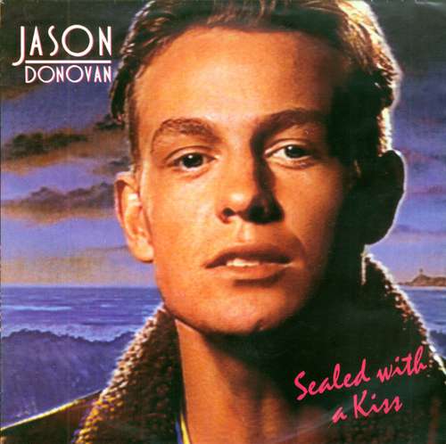 Cover Jason Donovan - Sealed With A Kiss (7, Single) Schallplatten Ankauf