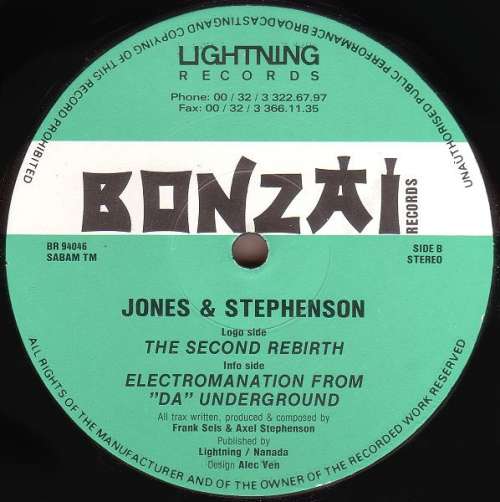 Cover Jones & Stephenson - The Second Rebirth (12) Schallplatten Ankauf