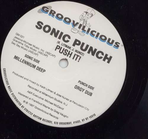 Cover Sonic Punch - Push It! (12) Schallplatten Ankauf