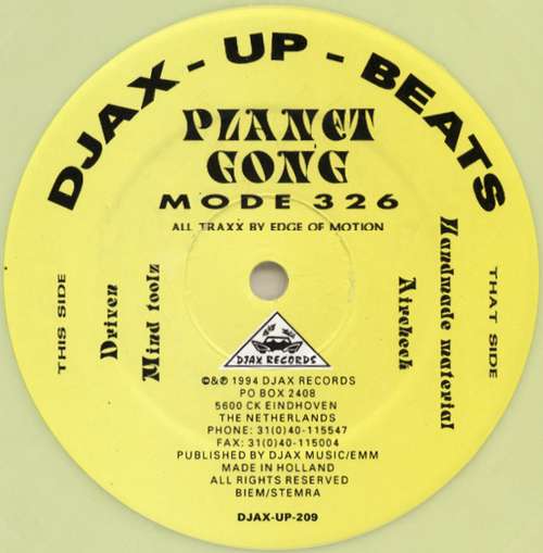 Cover Planet Gong - Mode 326 (12, Yel) Schallplatten Ankauf