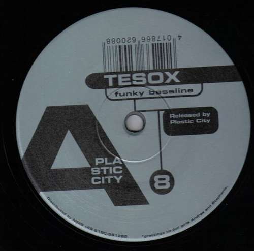 Cover Tesox - Funky Bassline (12) Schallplatten Ankauf