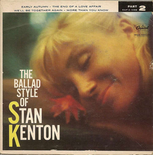 Cover Stan Kenton - The Ballad Style Of Stan Kenton (7, EP) Schallplatten Ankauf