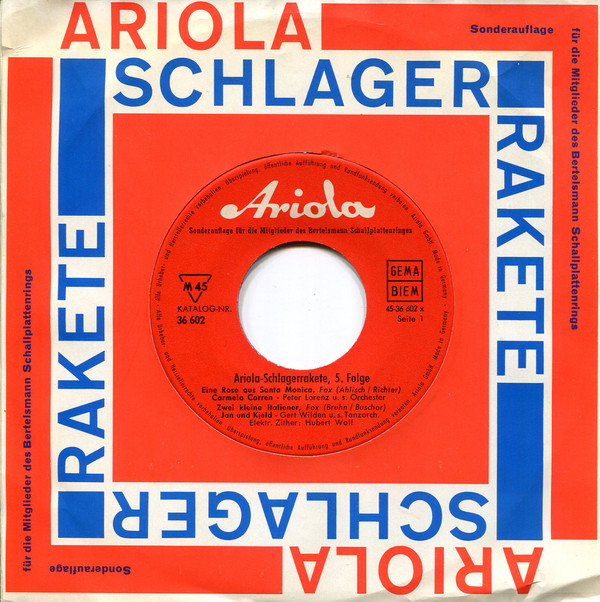 Cover Various - Ariola-Schlagerrakete, 5. Folge (7, Mono, Club) Schallplatten Ankauf