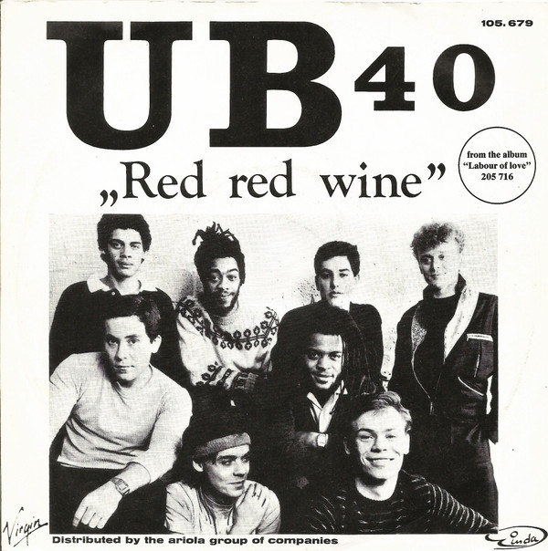 Cover UB 40* - Red Red Wine (7, Single) Schallplatten Ankauf