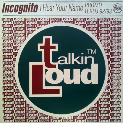 Cover Incognito - I Hear Your Name (2x12, Promo) Schallplatten Ankauf