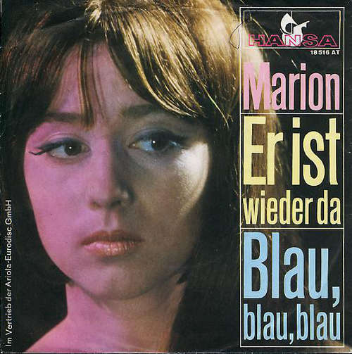 Cover Marion* - Er Ist Wieder Da / Blau, Blau, Blau (7, Single) Schallplatten Ankauf