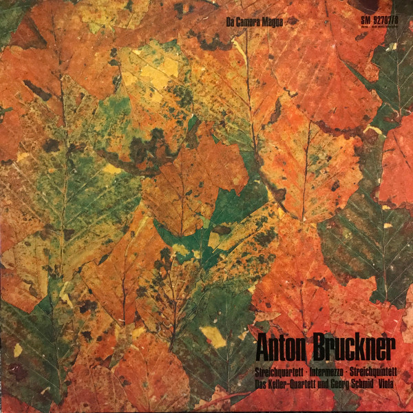 Cover Anton Bruckner / Das Keller Quartett Und Georg Schmid - Streichquartett - Intermezzo - Streichquintett (2xLP) Schallplatten Ankauf
