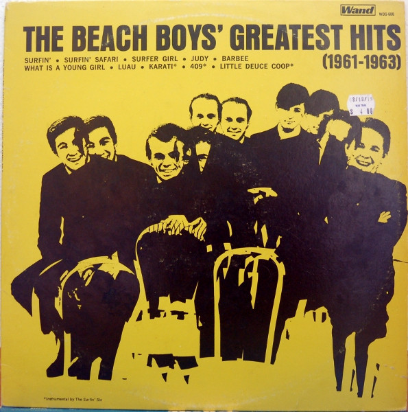 Cover The Beach Boys / The Surfin' Six - The Beach Boys' Greatest Hits (1961-1963) (LP, Comp, Whi) Schallplatten Ankauf