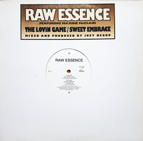 Bild Raw Essence Featuring Maxine McClain - The Loving Game / Sweet Embrace (12) Schallplatten Ankauf