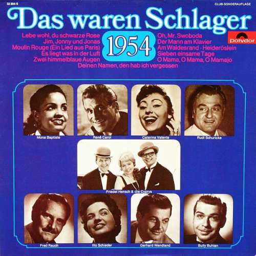 Bild Various - Das Waren Schlager 1954 (LP, Comp, Club) Schallplatten Ankauf