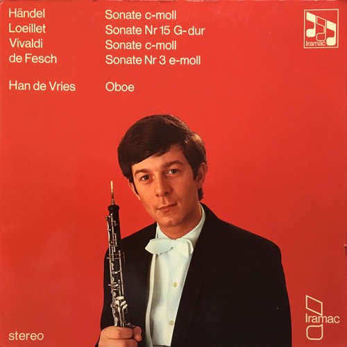 Cover Händel*, Loeillet*, Vivaldi*, de Fesch*, Han de Vries, Janny Van Wering, Carel van Leeuwen Boomkamp - Sonata In C Minor / Sonata Nr 15 In G Major / Sonata In C Minor / Sonata Nr. 3 In E Minor (LP) Schallplatten Ankauf