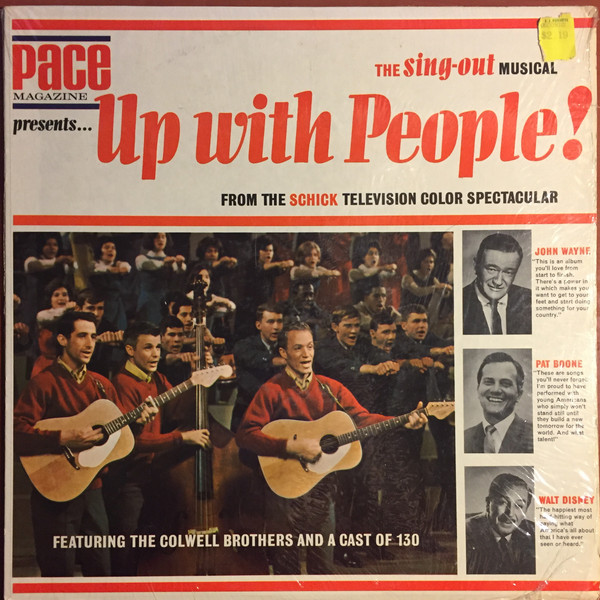 Cover Up With People!* - Pace Magazine Presents Up With People! The Sing-Out Musical (LP, Mono) Schallplatten Ankauf