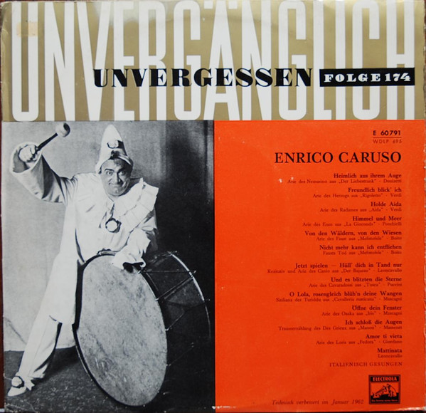 Bild Enrico Caruso - Unvergänglich Unvergessen (10, Comp) Schallplatten Ankauf