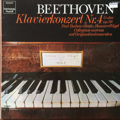 Cover Beethoven*, Paul Badura-Skoda, Collegium Aureum - Klavierkonzert Nr.4 G-dur op.58 (LP, Album, Quad, RE) Schallplatten Ankauf