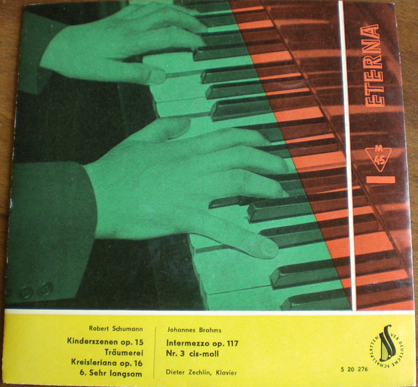 Bild Dieter Zechlin spielt Schumann* und Brahms* - Klaviermusik (7, EP, Mono) Schallplatten Ankauf