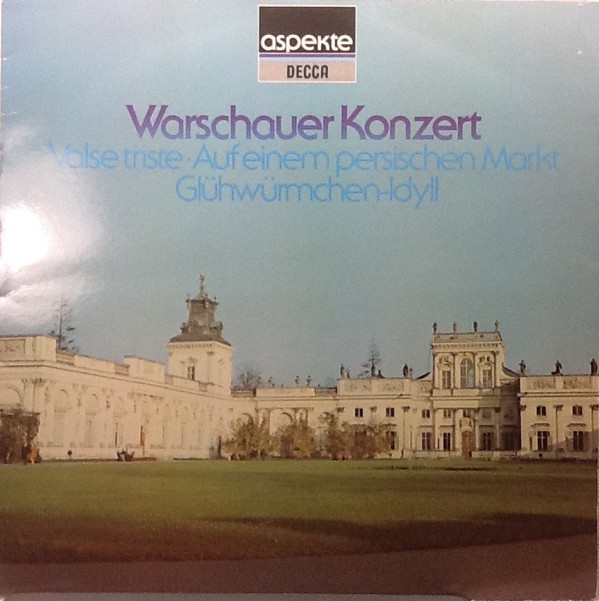 Cover Various - Warschauer Konzert, Valse Triste, Auf Einem Persischer Markt, Glühwürmchen-Idyll (LP, AF) Schallplatten Ankauf