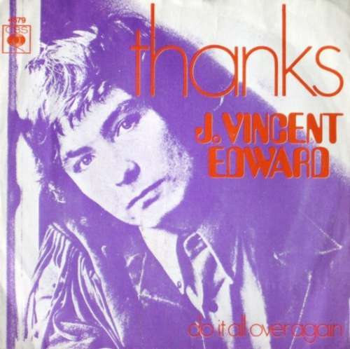 Cover J. Vincent Edwards - Thanks (7, Single) Schallplatten Ankauf