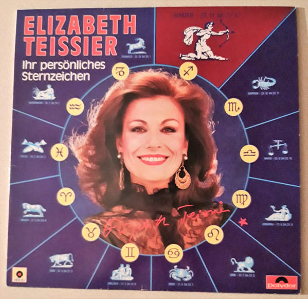 Cover Elizabeth Teissier - Ihr Persönliches Sternzeichen - Schütze (LP) Schallplatten Ankauf
