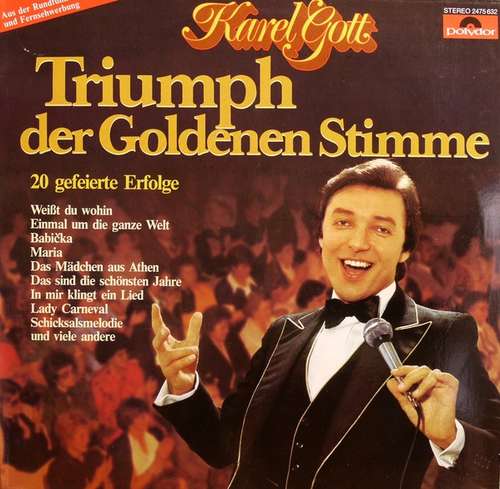 Cover Karel Gott - Triumph Der Goldenen Stimme (LP, Comp) Schallplatten Ankauf