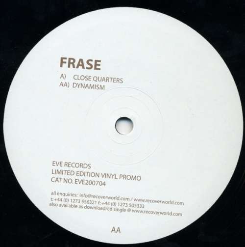 Cover Frase - Close Quarters / Dynamism (12, Ltd, Promo) Schallplatten Ankauf