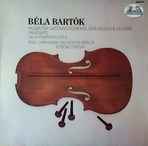 Cover Béla Bartók - RIAS Symphonie-Orchester Berlin, Ferenc Fricsay - Musik Für Saiteninstrumente, Schlagzeug Und Celesta · Deux Portraits Op. 5 (LP, RE) Schallplatten Ankauf