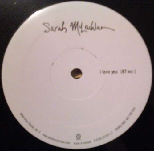 Cover Sarah McLachlan - I Love You (BT Mix) (12, S/Sided, Promo) Schallplatten Ankauf
