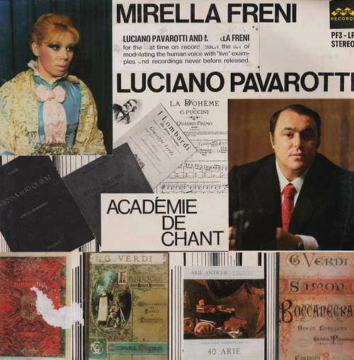 Cover Mirella Freni - Luciano Pavarotti - Académie De Chant (2xLP) Schallplatten Ankauf