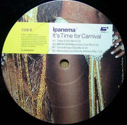 Cover Ipanema - It's Time For Carnival  (The Remixes) (12) Schallplatten Ankauf