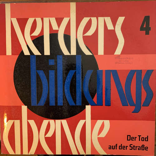 Cover Josef Reding - Der Tod Auf Der Straße (10, Mono) Schallplatten Ankauf