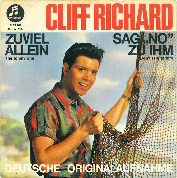 Cover Cliff Richard - Sag' No Zu Ihm / Zuviel Allein (7, Single, GEM) Schallplatten Ankauf