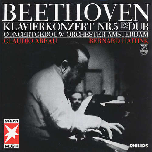 Cover Beethoven*, Concertgebouw Orchester Amsterdam*, Claudio Arrau, Bernard Haitink - Klavierkonzert Nr. 5 Es-dur (LP) Schallplatten Ankauf