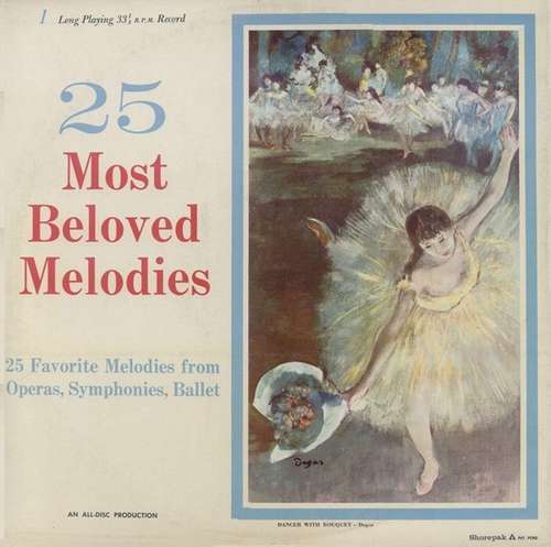 Cover 25 Most Beloved Melodies Schallplatten Ankauf