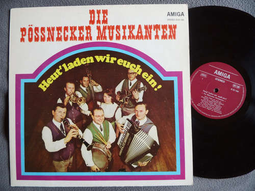 Cover Die Pössnecker Musikanten* - Heut' Laden Wir Euch Ein (LP, Album, Red) Schallplatten Ankauf