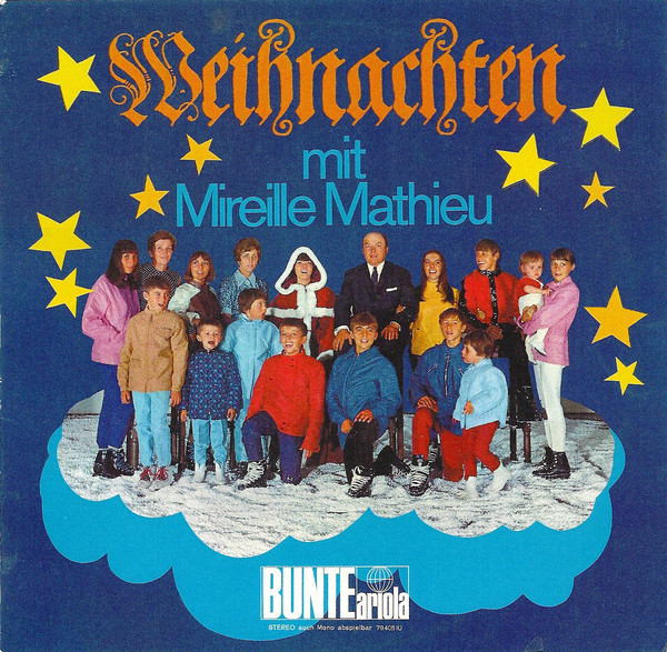 Cover Mireille Mathieu - Weihnachten mit Mireille Mathieu (LP, Album) Schallplatten Ankauf