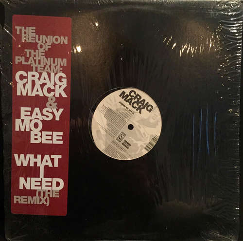 Cover Craig Mack - What I Need (The Remix) / Jockin' My Style (12) Schallplatten Ankauf