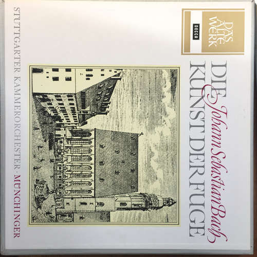 Cover Johann Sebastian Bach - Stuttgarter Kammerorchester, Münchinger* - Die Kunst Der Fuge (2xLP, Album + Box) Schallplatten Ankauf
