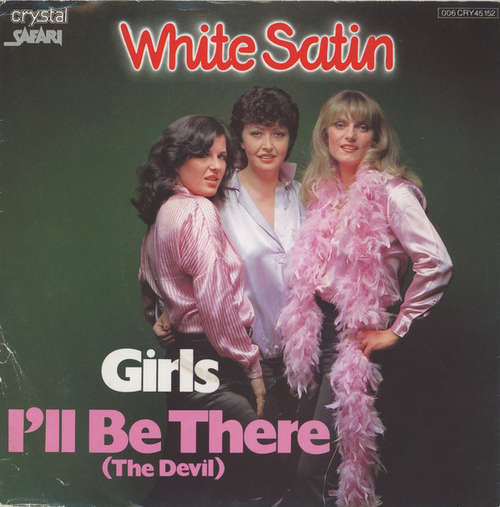 Cover White Satin (2) - Girls (7, Single, Promo) Schallplatten Ankauf