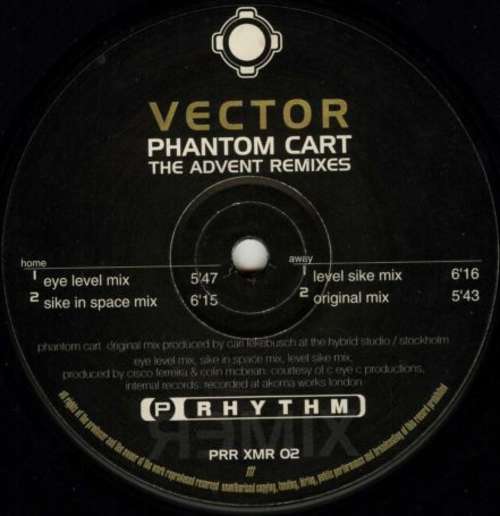 Cover Vector - Phantom Cart (The Advent Remixes) (12) Schallplatten Ankauf