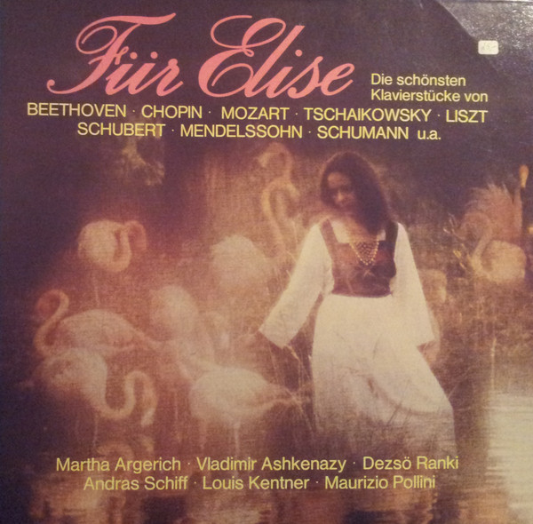 Cover Various - Für Elise - Die Schönsten Klavierstücke Von Beethoven • Chopin • Mozart • Tschaikowsky • Liszt • Schubert • Mendelssohn • Schumann U.A. (2xLP, Comp, Club) Schallplatten Ankauf