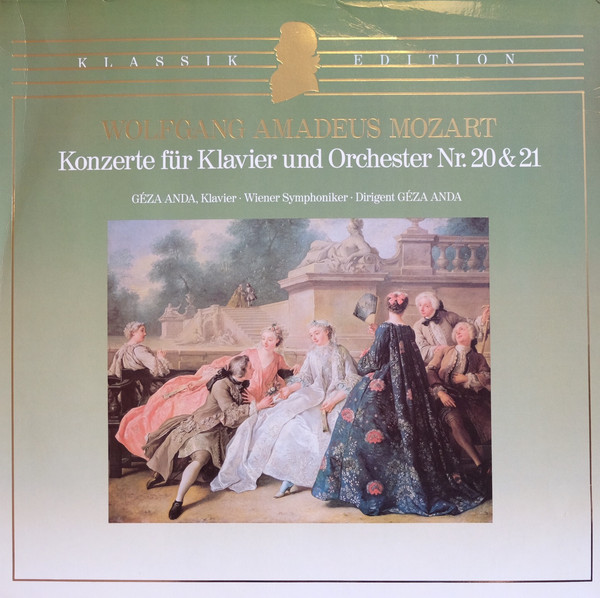Cover Wolfgang Amadeus Mozart - Géza Anda ⋅ Wiener Symphoniker - Konzerte Für Klavier Und Orchester Nr. 20 & 21 (LP) Schallplatten Ankauf