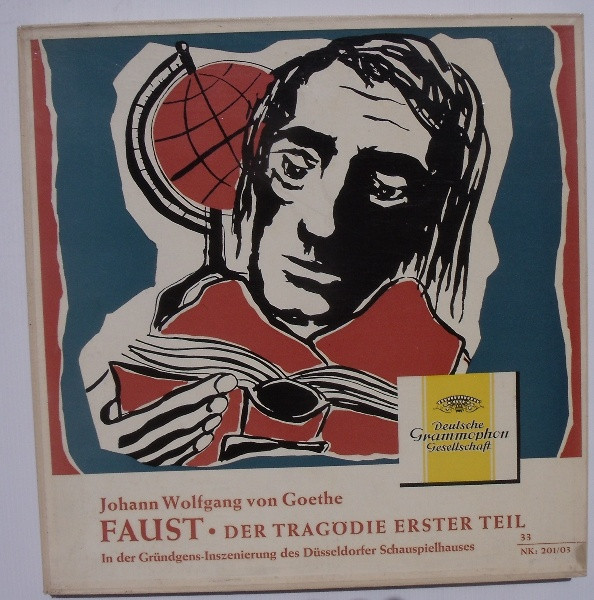 Cover Johann Wolfgang von Goethe, Gustav Gründgens* - Faust · Der Tragödie Erster Teil (3xLP, Mono + Box) Schallplatten Ankauf