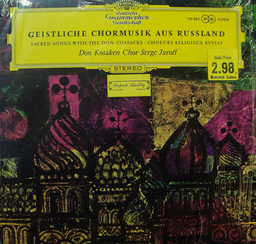 Cover Serge Jaroff & His Don Cossacks* - Geistliche Chormusik Aus Russland (LP, Album) Schallplatten Ankauf