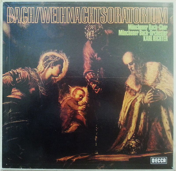 Cover Johann Sebastian Bach, Karl Richter - Weihnachtsoratorium (3xLP, Album, Mono + Box, Mono) Schallplatten Ankauf